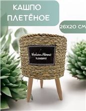 Кашпо TM122107 26х20х36см Светлый